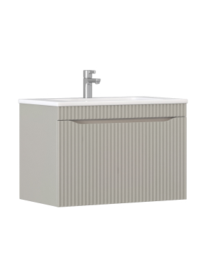 Тумба навесная Velvex Alba 800-0-1 тирамису под раковину 4627173210430 (Madera Modul) (369 тирамису)
