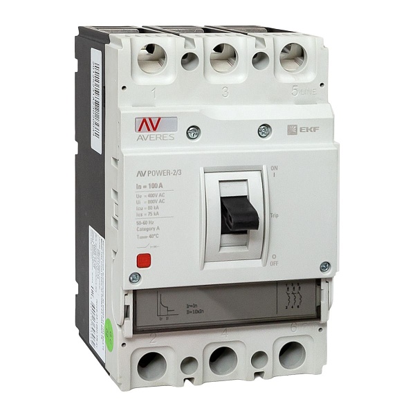 Выключатель автоматический в литом корпусе AV-POWER-2/3 100…