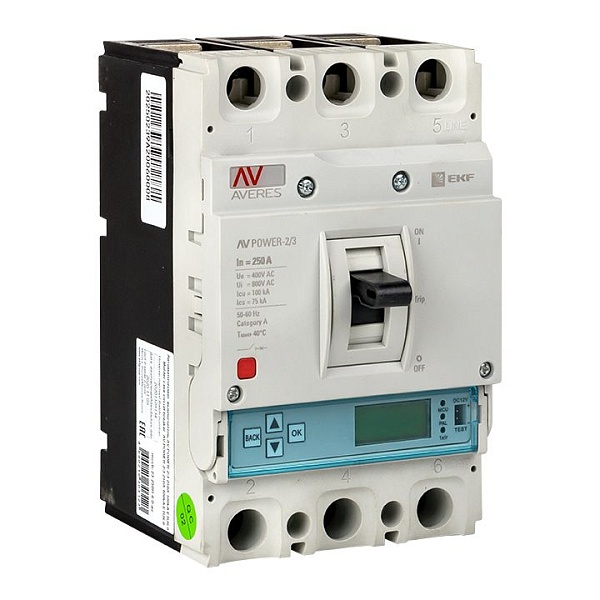 Выключатель автоматический в литом корпусе AV-POWER-2/3 250…