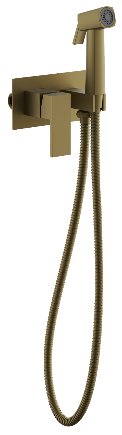 Смеситель BELZ с гигиенической лейкой золотой (B55808-5)