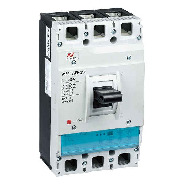 Выключатель автоматический в литом корпусе AV-POWER-3/4 400…
