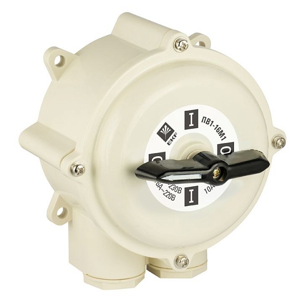 Пакетный переключатель (реверс) ПП 3-100/Р М2 пл. IP56 EKF PROxima pp-3-100-4r