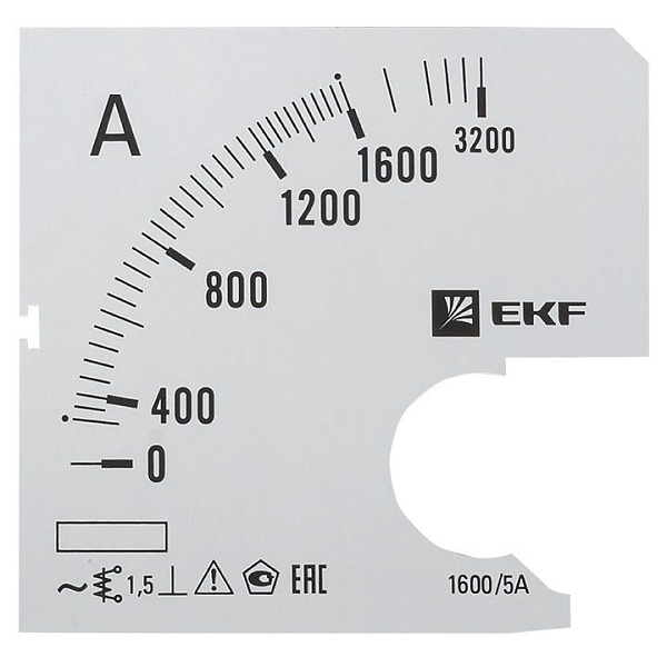 Шкала сменная для A721 1600/5А-1,5 EKF PROxima s-a721-1600