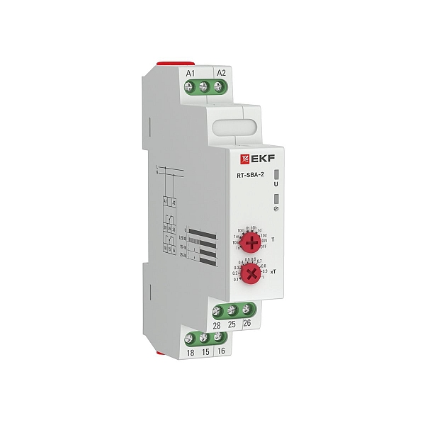 Реле времени RT-SBA-2 (задержка времени включ.) EKF PROxima rt-sba-2
