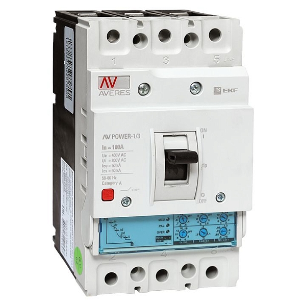Выключатель автоматический в литом корпусе AV-POWER-1/3 100…