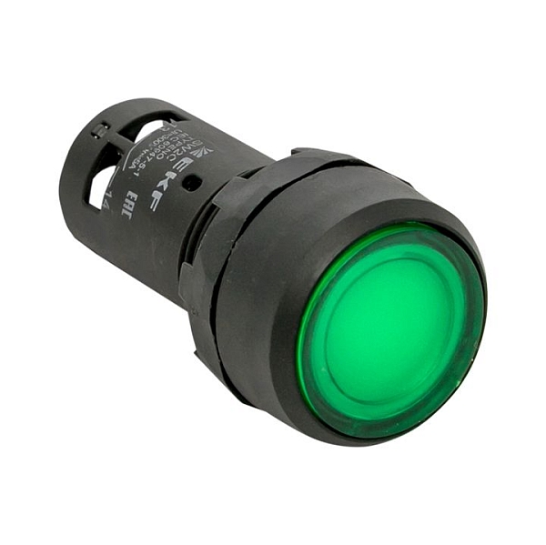 Кнопка SW2C-10D с подсветкой зеленая NO 24В EKF PROxima sw2c-md-g-24