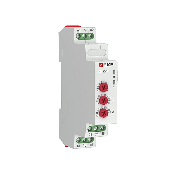 Реле времени (10 устанавл. функц.) RT-10-2 EKF PROxima rt-10-2