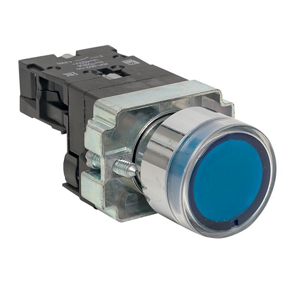Кнопка BA61 с подсветкой 230В синяя NO EKF PROxima xb2-bw61-230